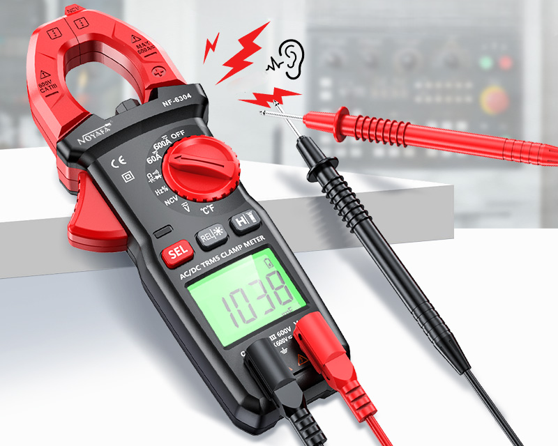 How to use the clamp meter