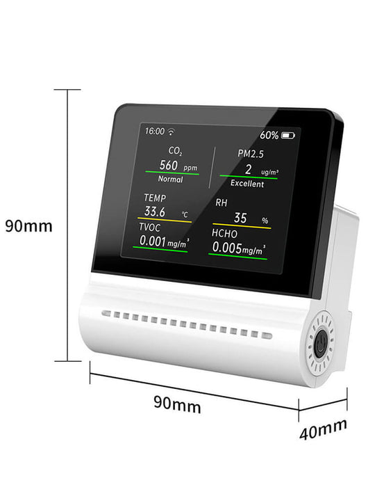 NOYAFA JMS16 Indoor Air Quality Monitor with Pollution Alert