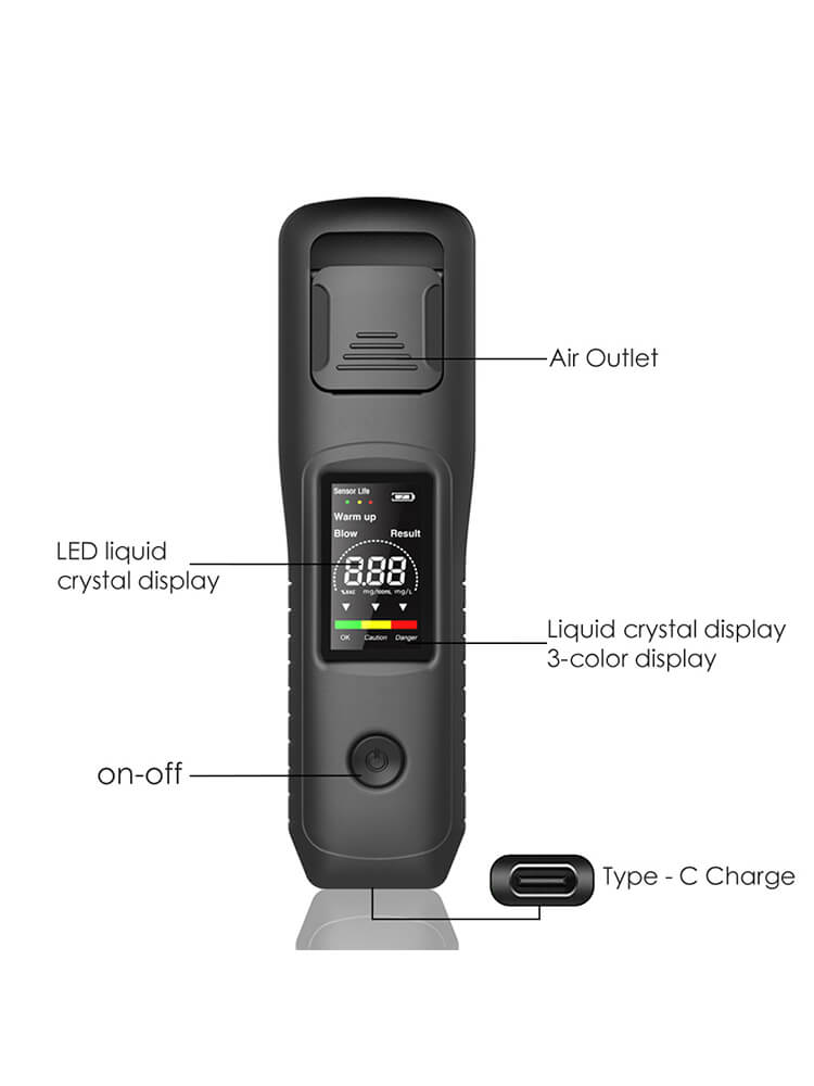 JMS-25 Contactless Breathalyzer Details