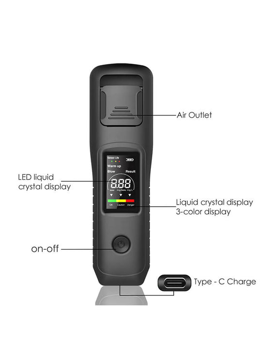 JMS-25 Contactless Breathalyzer Details