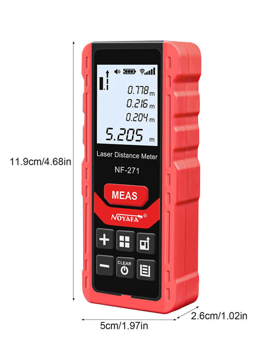 NOYAFA NF-271 Laser Distance Meter with 70M/230FT Measure Range and 99% Accuracy