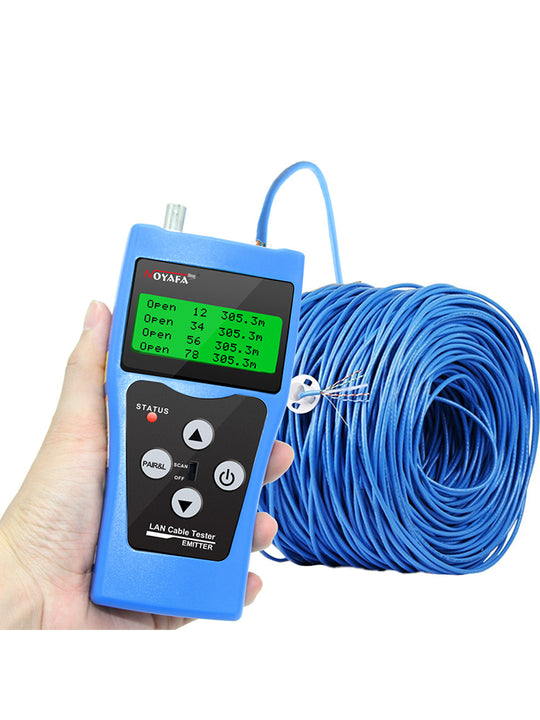 Tester per cavi della rete di rete di guasto NOYAFA NF-388 con 8 telecomandi. Per RJ45 e RJ11 /USB /Cavo coassiale