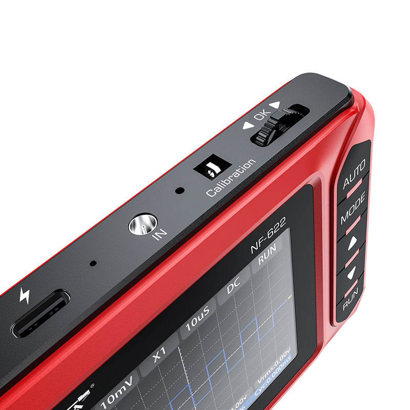 NOYAFA NF-622 Μίνι Χειροκίνητο ψηφιακό παλμικό usloscope για τάση, συχνότητα, χρόνο ανύψωσης και πλάτος παλμού