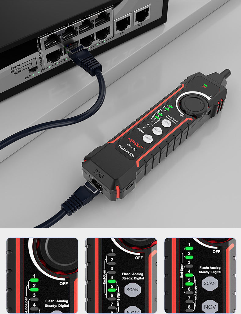 NF808 PoE Power Checking