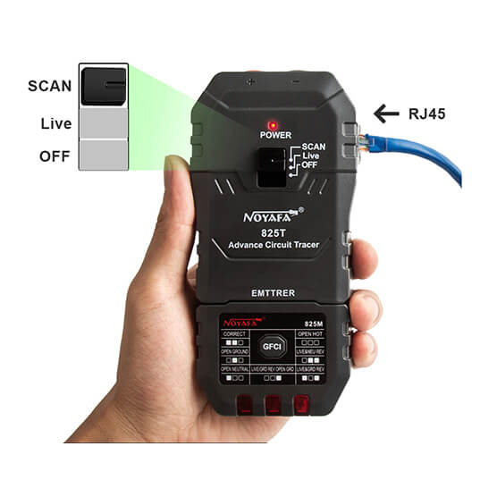 NF-825TMR Transmitter Device & RJ45 Network Cable Tracer