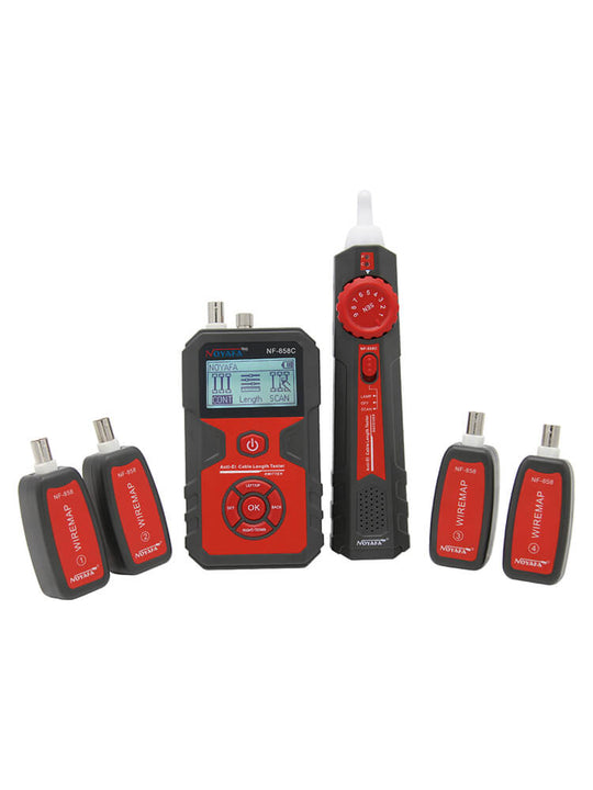 NOYAFA NF-858C Filo multifunzione e tracer e tester. Trova e test di rete, coassiali BNC e persino cavi in fibra