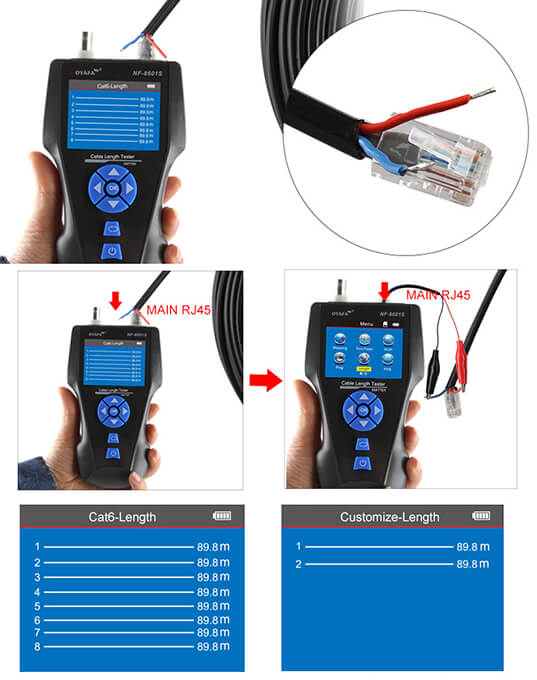 NF-8601S Customized Cable Length Measurement