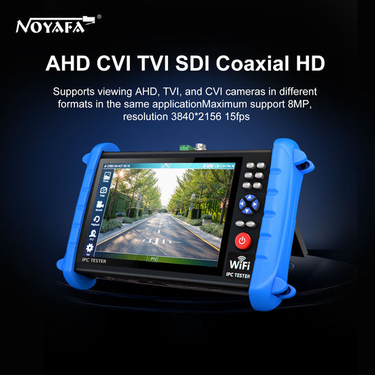 NOYAFA NF-IPC722ATCHS IPC Tester per fotocamere di sicurezza HD 720p, 1080p, 4K