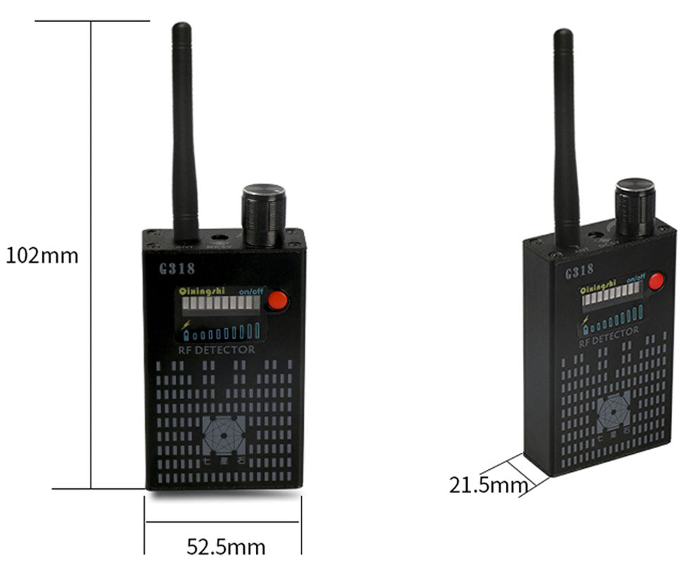 Noyafa G318 Portable RF Detector Product Parameters