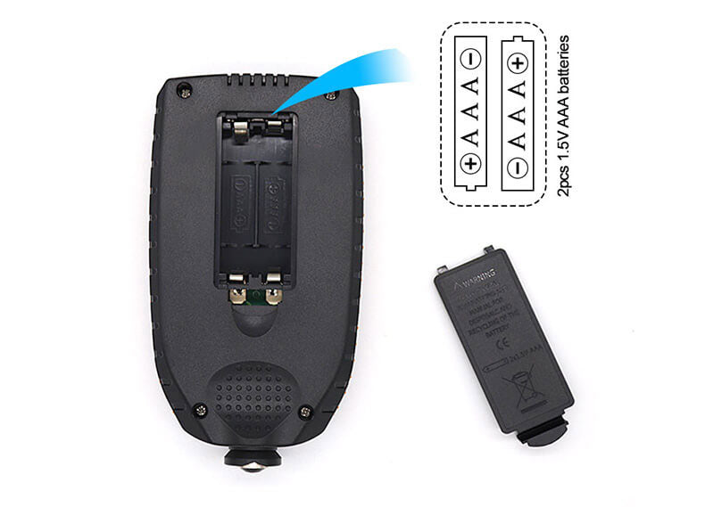 NOYAFA GM998 Coating Thickness Gauge Batteries