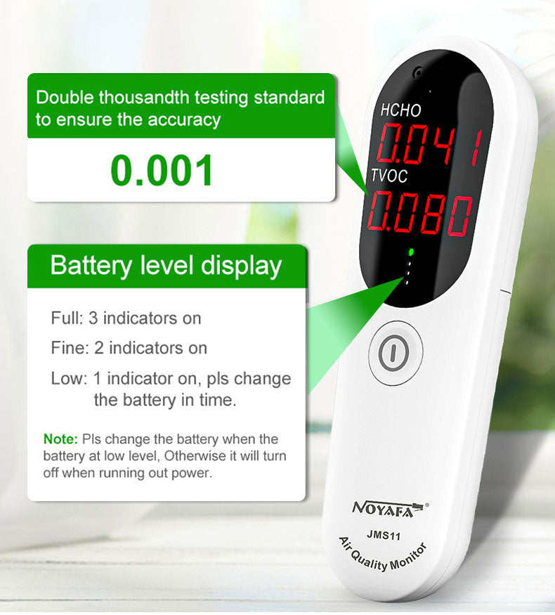 NOYAFA JMS11 Air Quality Meter Design