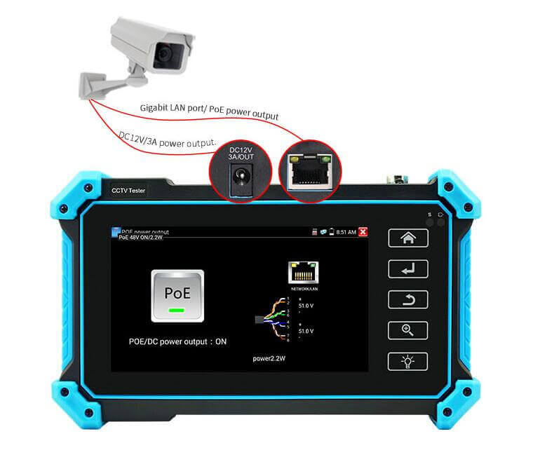 NOYAFA NF-IPC715 CCTV Tester Power Output