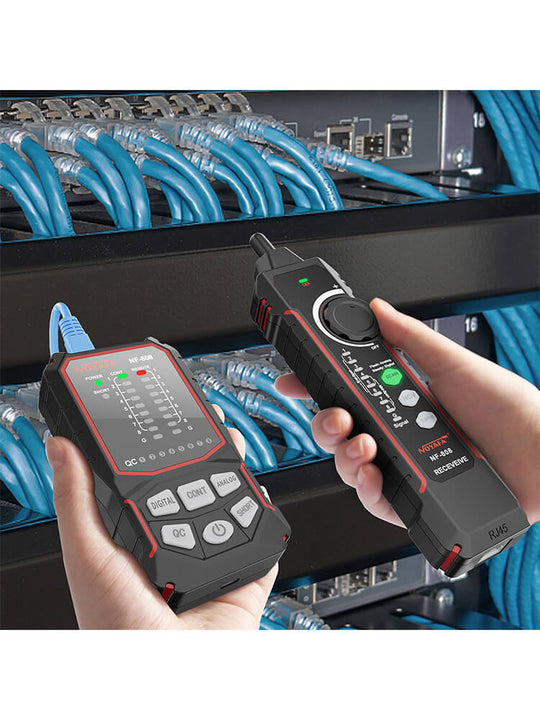Noyafa NF-808 RJ45 RJ11 연속성 테스트 및 추적 용 다기능 네트워크 케이블 테스터