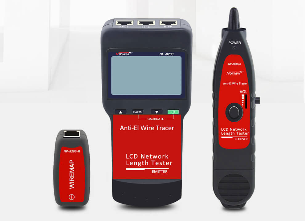 Noyafa NF-8200 Anti-jamming Cable Tracker and Tester for Telephone and Network