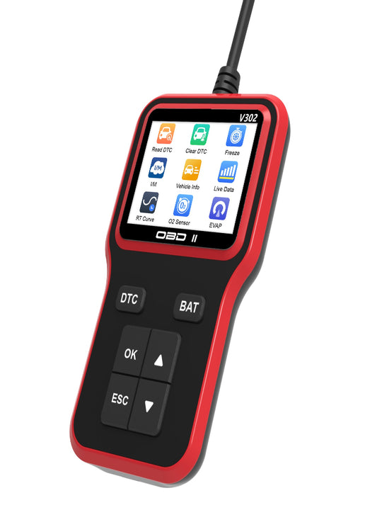 NOYAFA NF-V302 Plug-and-Play Automobile OBD Διαγνωστικό όργανο με 9 OBD II/EOBD Protocols Υποστήριξη για να διαβάσετε γρήγορα τις πληροφορίες σφάλματος του αυτοκινήτου και τις παραμέτρους του οχήματος