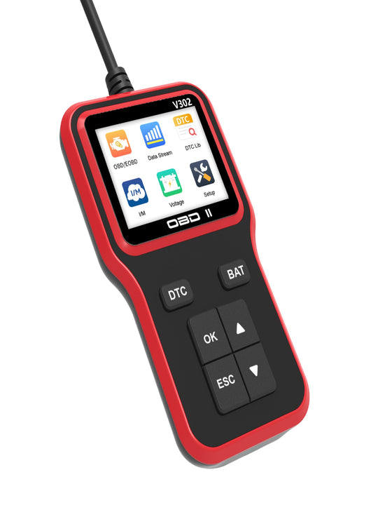 NOYAFA NF-V302 Plug-and-Play Automobile OBD Διαγνωστικό όργανο με 9 OBD II/EOBD Protocols Υποστήριξη για να διαβάσετε γρήγορα τις πληροφορίες σφάλματος του αυτοκινήτου και τις παραμέτρους του οχήματος