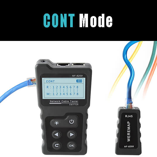 NOYAFA NF-8209 Network Cable Tracker Continuity Checking