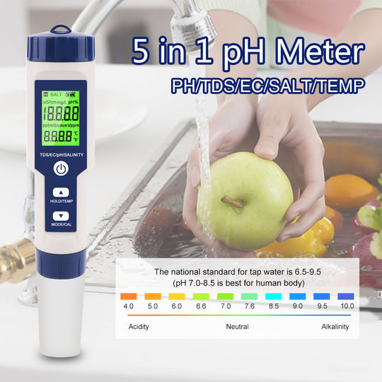 NOYAFA NF-EZ9909 SP 5-in-1 Water Quality Tester