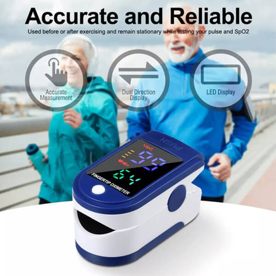 NOYAFA LK87 Fingertip Pulse Oximeter, SPO2 Pulse Rate Measurements Digital Reading Led Display