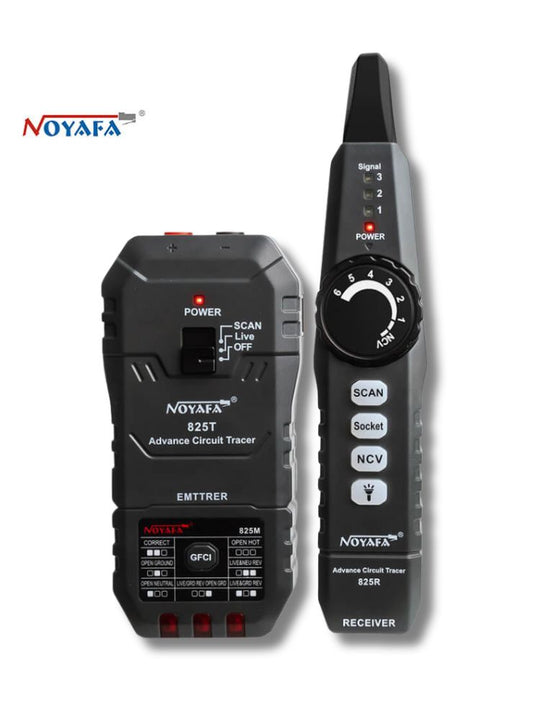 Noyafa NF-825TMR Advanced Cuxt Tracer Tracer & Breaker Finder с тестером GFCI Outlet