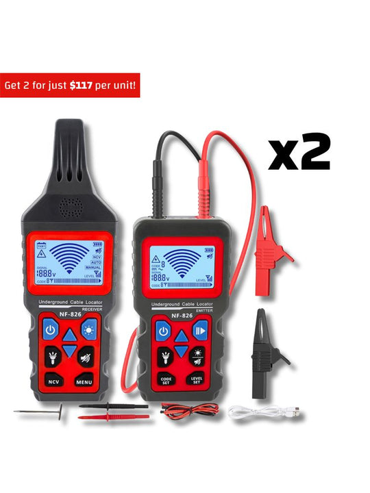 Noyafa NF-826 تتبع الأسلاك للأسلاك والأنابيب الكهربائية تحت الأرض والجدار