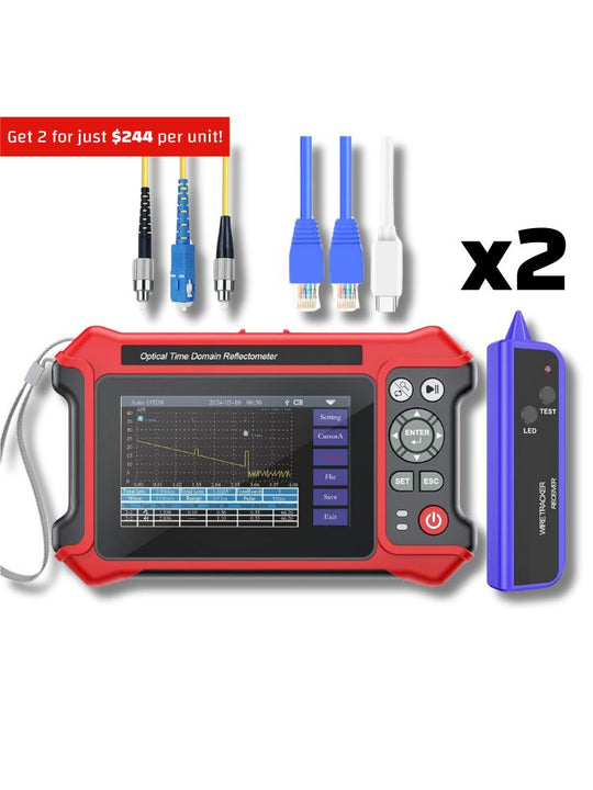 Noyafa NF-9816 Multifunktionales OTDR-Instrument mit automatischem OTDR, Experte OTDR, Ereigniskarte, 10G-Split-Wellen-optischer Leistungsmesser usw.