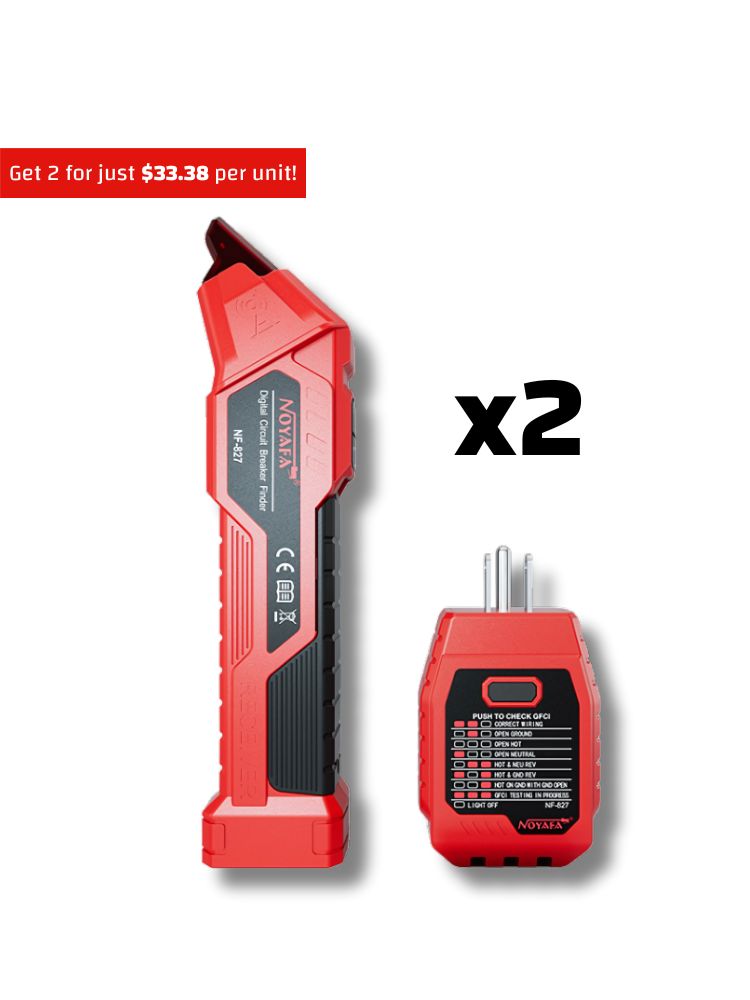 Finder per interruttore a circuito NOYAFA NF-827 con tester di uscita GFCI integrato