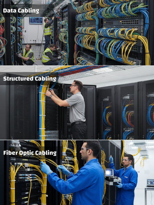Noyafa NF-8508 9-in-1 Multifunktionsnetzwerkkabel-Kabel-Tester mit Drahtkartierung, Verfolgung, OPM, VFL für die Wartung und Fehlerbehebung von Glasfasern und Ethernet-Netzwerk