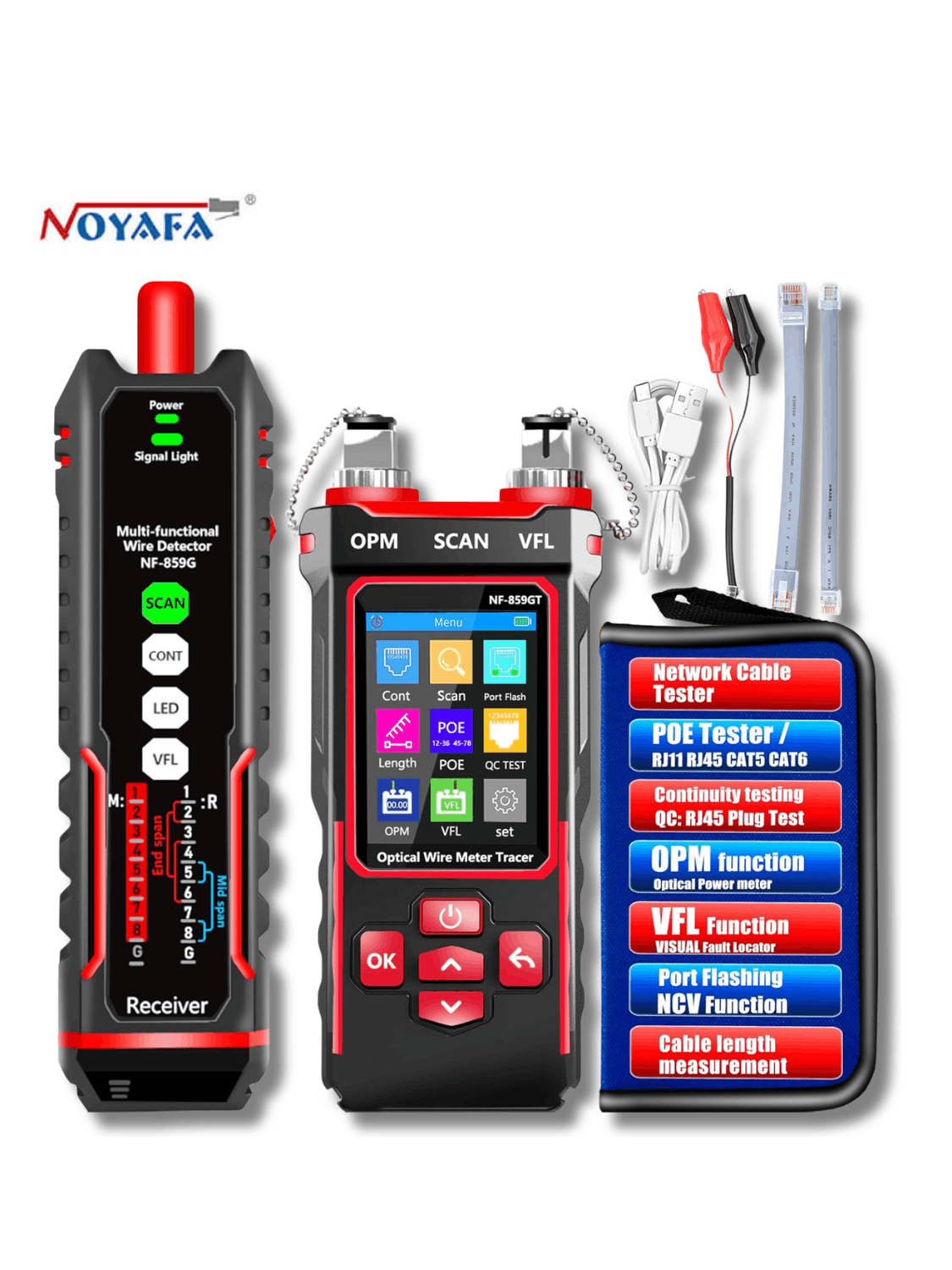 NF-859GT ネットワークケーブルテスター Noyafa_nf-