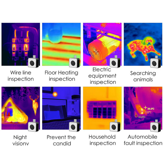 Thermal Imaging Camera NF-583 For Android Type-c, 160 X 120 Ir Resolution,25hz Frame,6 Color Palette, easily Perform Professional Jobs
