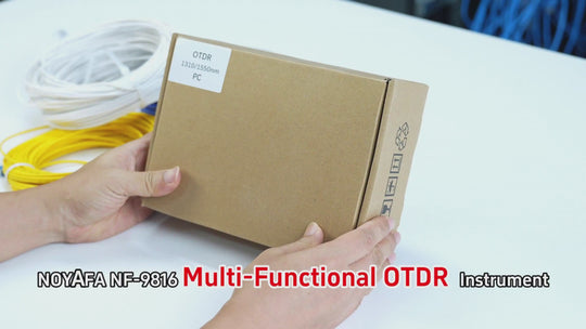 Noyafa NF-9816 Multifunktionales OTDR-Instrument mit automatischem OTDR, Experte OTDR, Ereigniskarte, 10G-Split-Wellen-optischer Leistungsmesser usw.