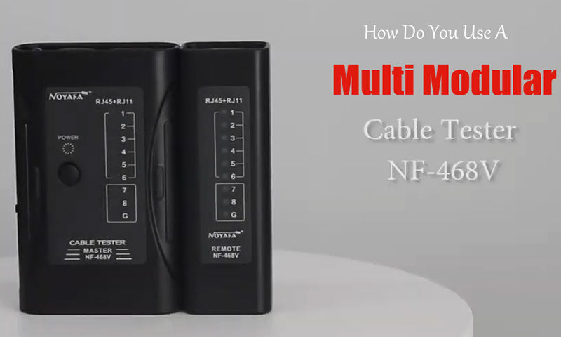Modular Tester How Do You Use A Multi Modular Cable Tester? – NOYAFA