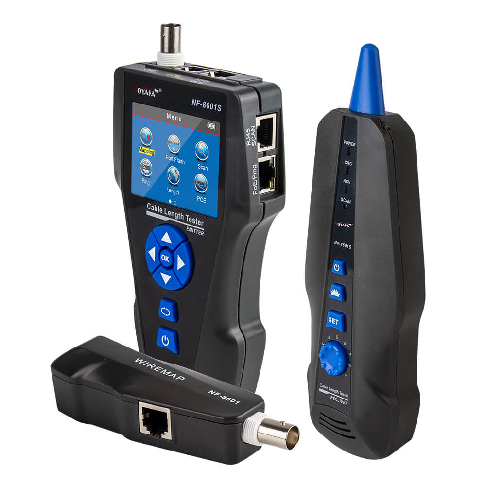 Noyafa NF-8601Sを使用してRJ45イーサネットケーブルを追跡およびテストする方法