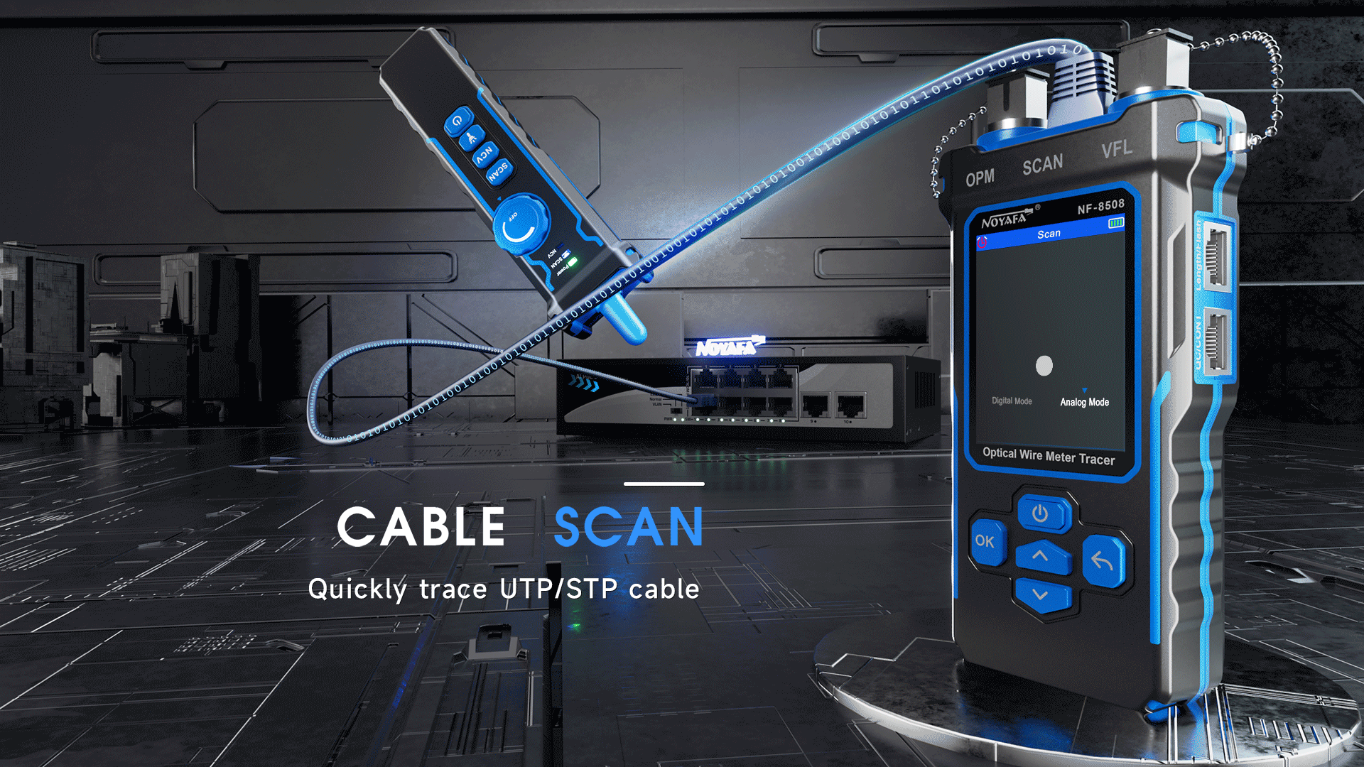 NF8508 Optical Fiber Meter NOYAFA