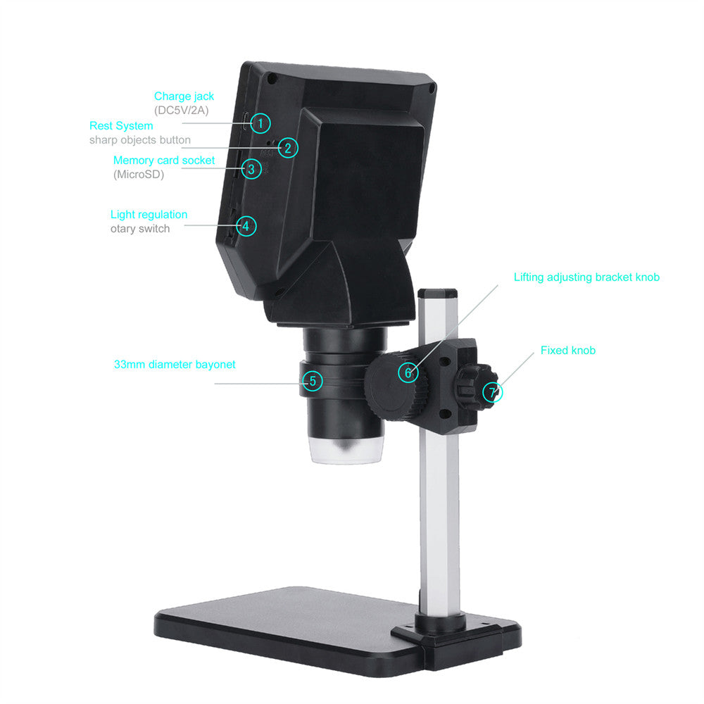 Prezzo di fabbrica NOYAFA NF-G1200 Microscopio digitale per lenti da 10 MP