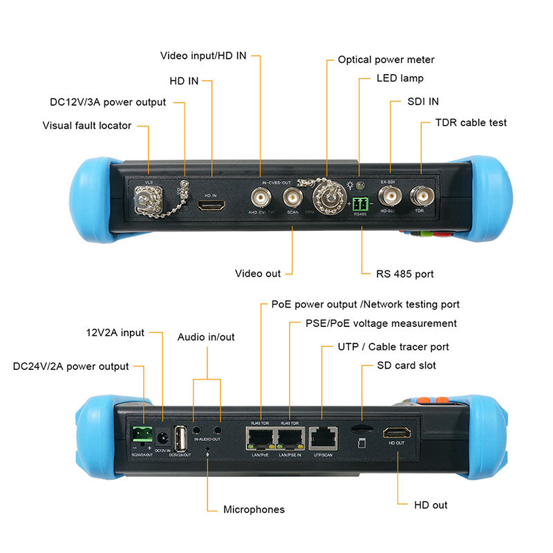 Noyafa IPC716 Movtadhs плюс CCTV -тестер камеры