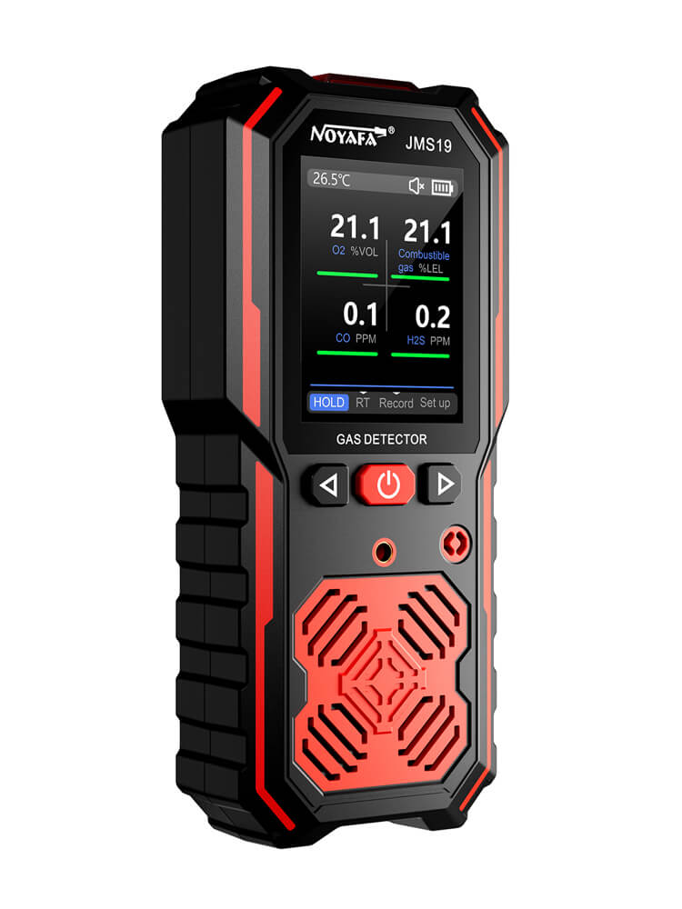 Noyafa JMS19 Tragbarer Handheld -Gasdetektor mit Leckerkennung und Alarm
