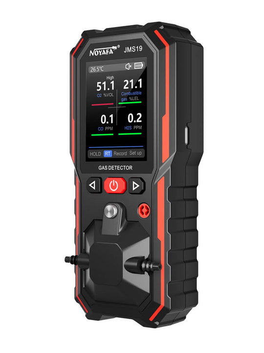 Noyafa JMS19 портативный портативный портативный газовой детектор с обнаружением утечки и тревоги