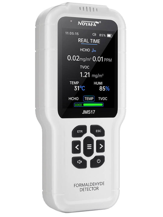 JMS17 Air Quality Tester with Formaldehyde Detector Product Display