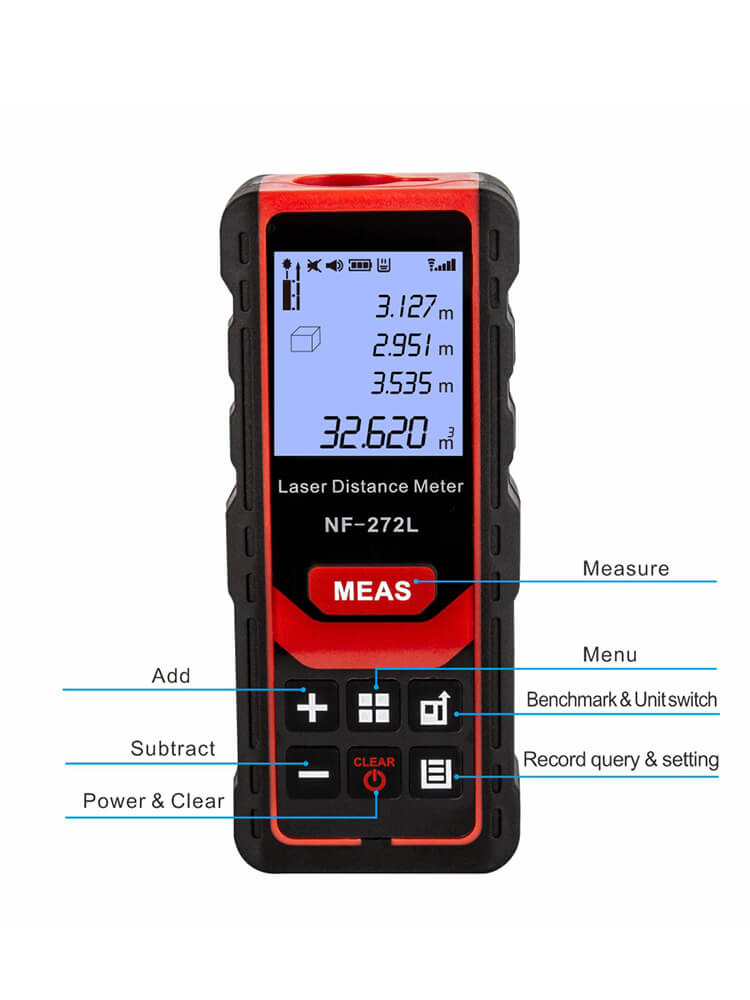 NOYAFA NF-272L Laser Distance Meter With 99% Precision and Audio Prompt