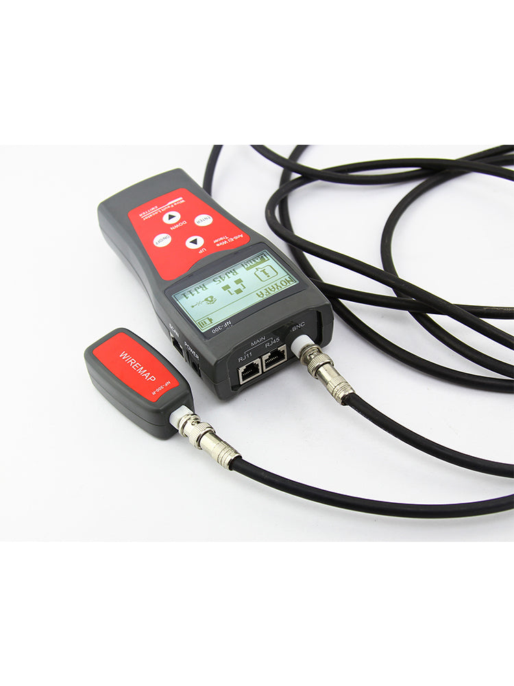 Factory Price NOYAFA NF-300 LCD Cable Tester Support Coax, RJ45, RJ11,  USB-A, and Metal Cables