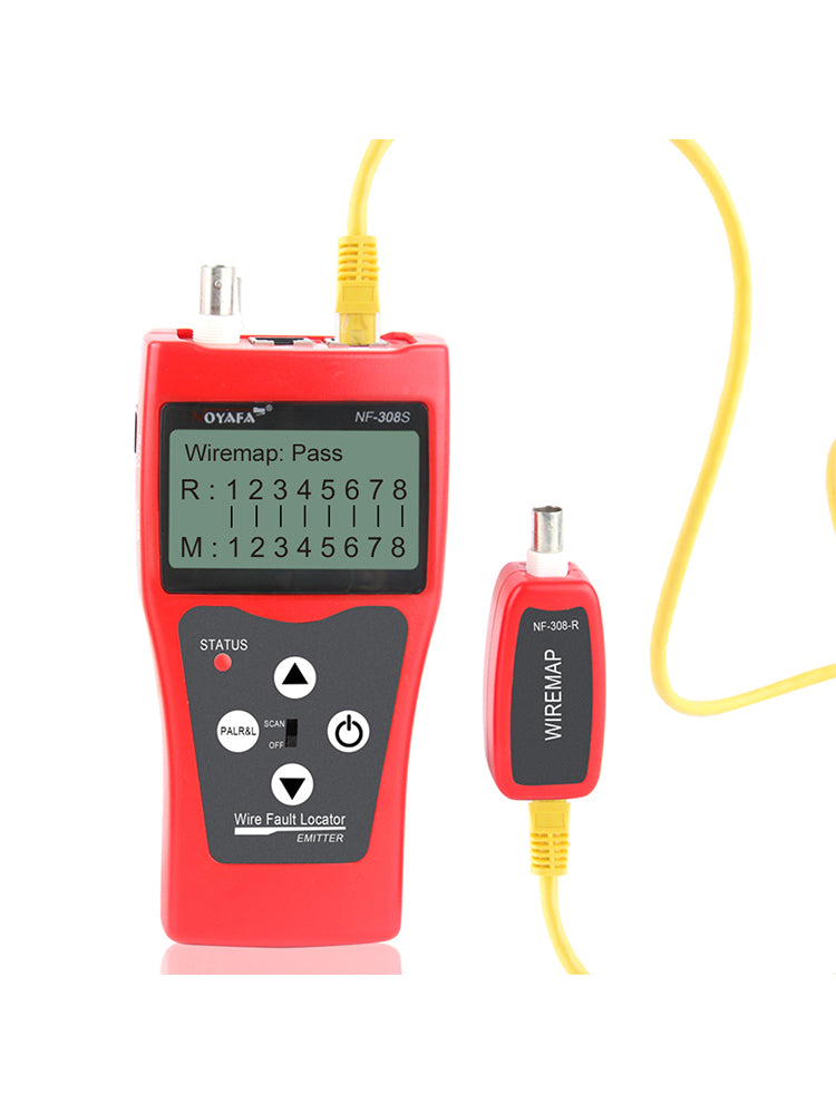 NOYAFA NF-308S LOAKER LOCATOR, сетевой/телефонный провод/коаксиальный тест кабеля