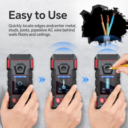 [New Arrival] NOYAFA NF-5105 Wall Detector-High Sensitivity, Safety Drilling, Support Various Material Detection