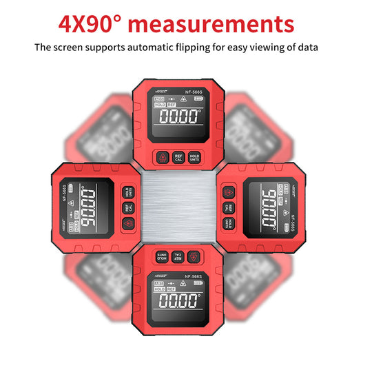 Noyafa NF-566/566S Digital Conclinometer-Can Bridge Railway 포장 토목 공학 건설, 장식, 산업용 자동화, 지능형 플랫폼 분야에서 사용됩니다.