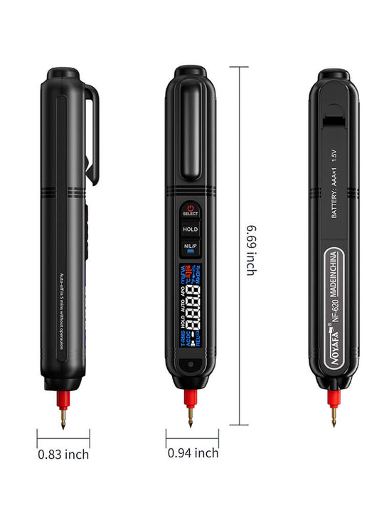Noyafa NF-620 Smart Pen Multimeter с высоковольтной защитой (DC1000V/AC700V)