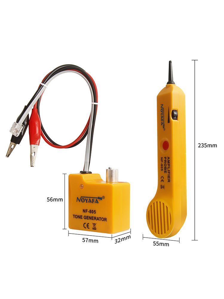 Noyafa NF-805 Tone Generator и комплект зондов для теста на телефонную и сетевую линию