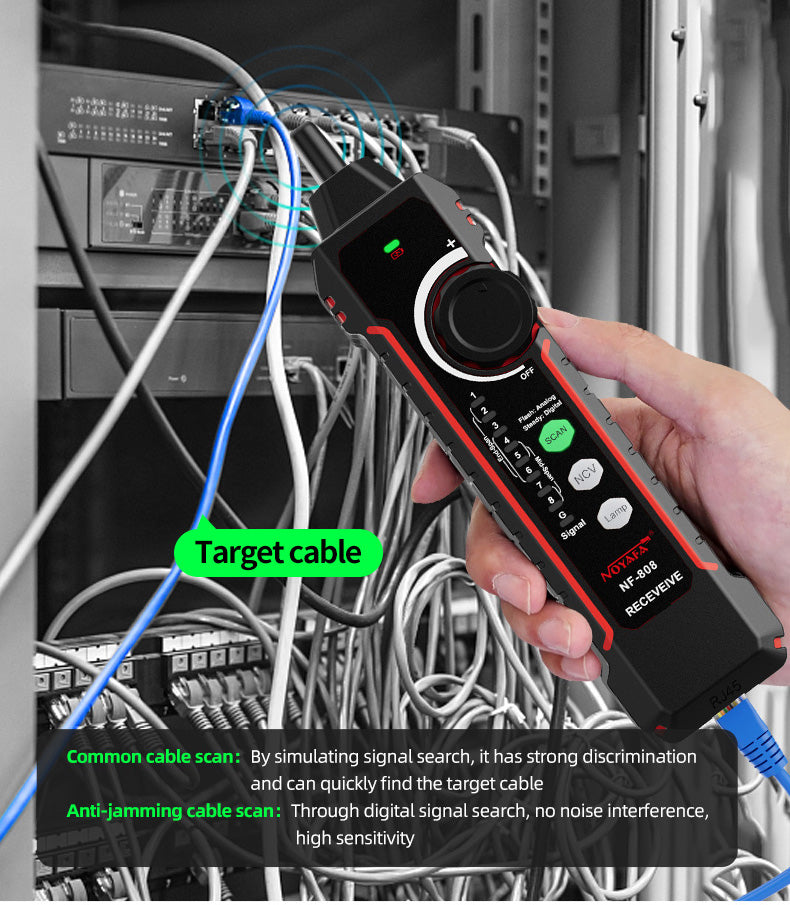 Factory Price NOYAFA NF-808 Network Cable Tester for RJ45&11 Continuity ...