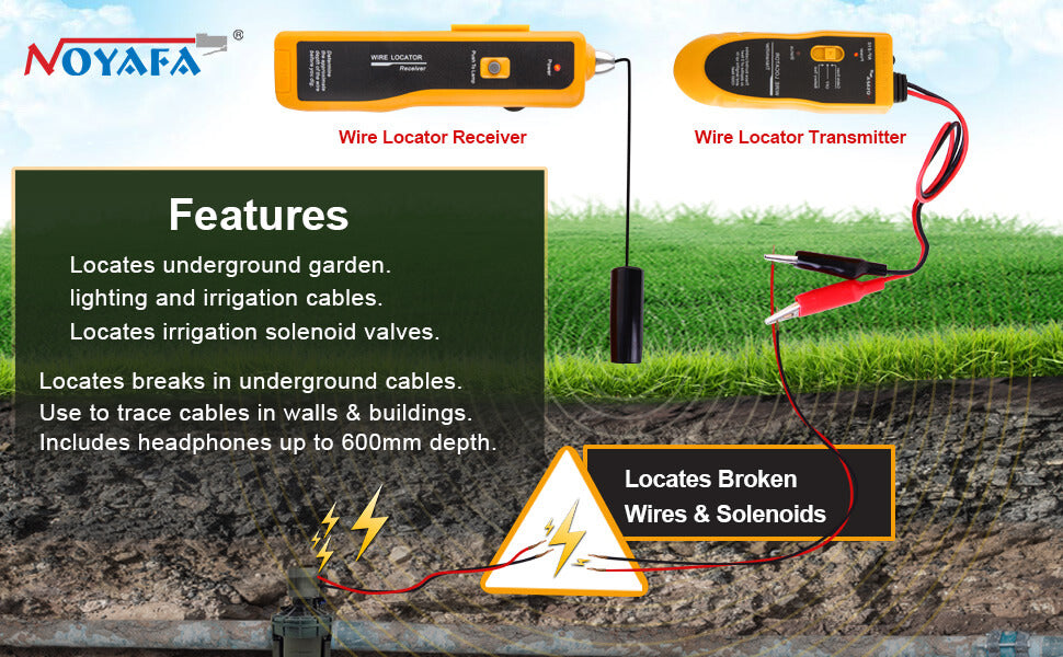 Noyafa NF-816 Underground Cable Wire Locator Tracker