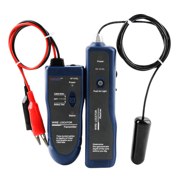 NOYAFA NF-816L Underground Wire Locator with 3.7V Rechargeable Lithium battery