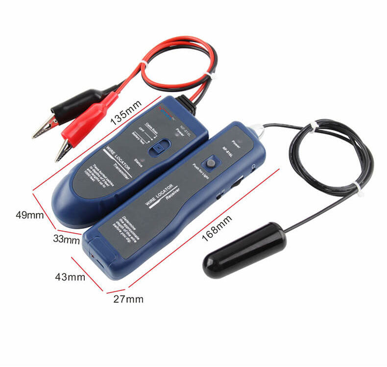 NOYAFA NF-816L Underground Wire Locator with 3.7V Rechargeable Lithium battery